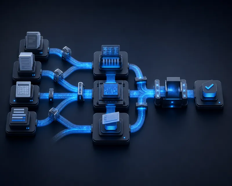 Abstrakter automatisierter Daten- und Arbeitsablauf